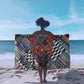 Nigeria Traditional Coral Bead Attire Sarong Tribal African Style