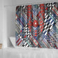 Nigeria Traditional Coral Bead Attire Shower Curtain Tribal African Style