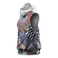 Nigeria Traditional Coral Bead Attire Sleeveless Hoodie Tribal African Style