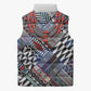 Nigeria Traditional Coral Bead Attire Sleeveless Puffer Jacket Tribal African Style