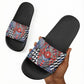 Nigeria Traditional Coral Bead Attire Slide Sandals Tribal African Style