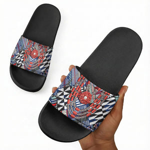 Nigeria Traditional Coral Bead Attire Slide Sandals Tribal African Style