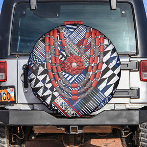 Nigeria Traditional Coral Bead Attire Spare Tire Cover Tribal African Style