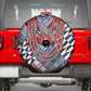 Nigeria Traditional Coral Bead Attire Spare Tire Cover Tribal African Style