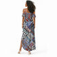 Nigeria Traditional Coral Bead Attire Summer Maxi Dress Tribal African Style