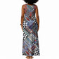 Nigeria Traditional Coral Bead Attire Tank Maxi Dress Tribal African Style
