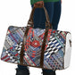 Nigeria Traditional Coral Bead Attire Travel Bag Tribal African Style
