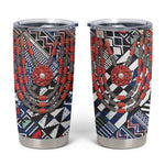 Nigeria Traditional Coral Bead Attire Tumbler Cup Tribal African Style