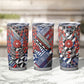 Nigeria Traditional Coral Bead Attire Tumbler Cup Tribal African Style