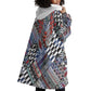 Nigeria Traditional Coral Bead Attire Wearable Blanket Hoodie Tribal African Style