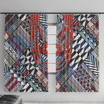 Nigeria Traditional Coral Bead Attire Window Curtain Tribal African Style