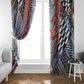 Nigeria Traditional Coral Bead Attire Window Curtain Tribal African Style