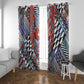 Nigeria Traditional Coral Bead Attire Window Curtain Tribal African Style