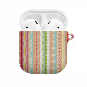 Nigerian Aso Oke African Ethnic Stripes AirPods Case
