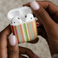 Nigerian Aso Oke African Ethnic Stripes AirPods Case