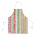 Nigerian Aso Oke African Ethnic Stripes Apron