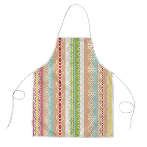 Nigerian Aso Oke African Ethnic Stripes Apron