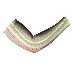 Nigerian Aso Oke African Ethnic Stripes Arm Sleeves