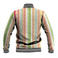 Nigerian Aso Oke African Ethnic Stripes Baseball Jacket