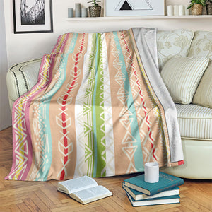 Nigerian Aso Oke African Ethnic Stripes Blanket
