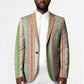 Nigerian Aso Oke African Ethnic Stripes Blazer