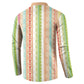 Nigerian Aso Oke African Ethnic Stripes Button Sweatshirt