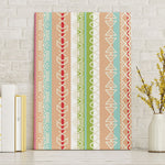 Nigerian Aso Oke African Ethnic Stripes Canvas Wall Art