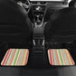 Nigerian Aso Oke African Ethnic Stripes Car Mats