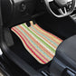 Nigerian Aso Oke African Ethnic Stripes Car Mats