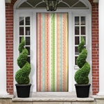 Nigerian Aso Oke African Ethnic Stripes Door Cover