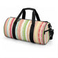 Nigerian Aso Oke African Ethnic Stripes Duffle Bag
