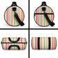 Nigerian Aso Oke African Ethnic Stripes Duffle Bag