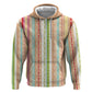Nigerian Aso Oke African Ethnic Stripes Hoodie