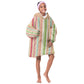 Nigerian Aso Oke African Ethnic Stripes Kid Wearable Blanket Hoodie
