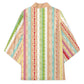 Nigerian Aso Oke African Ethnic Stripes Kimono