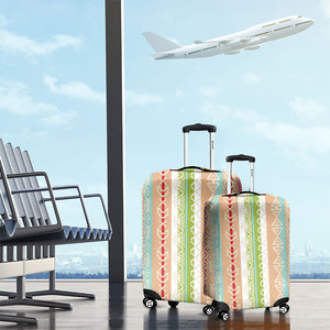 Nigerian Aso Oke African Ethnic Stripes Luggage Cover