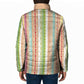 Nigerian Aso Oke African Ethnic Stripes Padded Jacket