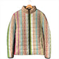 Nigerian Aso Oke African Ethnic Stripes Padded Jacket