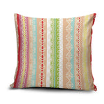 Nigerian Aso Oke African Ethnic Stripes Pillow Cover