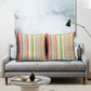Nigerian Aso Oke African Ethnic Stripes Pillow Cover