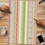 Nigerian Aso Oke African Ethnic Stripes Puzzle
