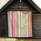 Nigerian Aso Oke African Ethnic Stripes Quilt