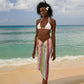 Nigerian Aso Oke African Ethnic Stripes Sarong