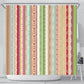 Nigerian Aso Oke African Ethnic Stripes Shower Curtain