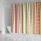 Nigerian Aso Oke African Ethnic Stripes Shower Curtain