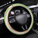Nigerian Aso Oke African Ethnic Stripes Steering Wheel Cover