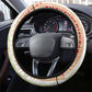 Nigerian Aso Oke African Ethnic Stripes Steering Wheel Cover