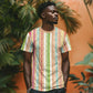 Nigerian Aso Oke African Ethnic Stripes T shirt
