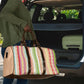 Nigerian Aso Oke African Ethnic Stripes Travel Bag