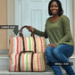 Nigerian Aso Oke African Ethnic Stripes Travel Bag